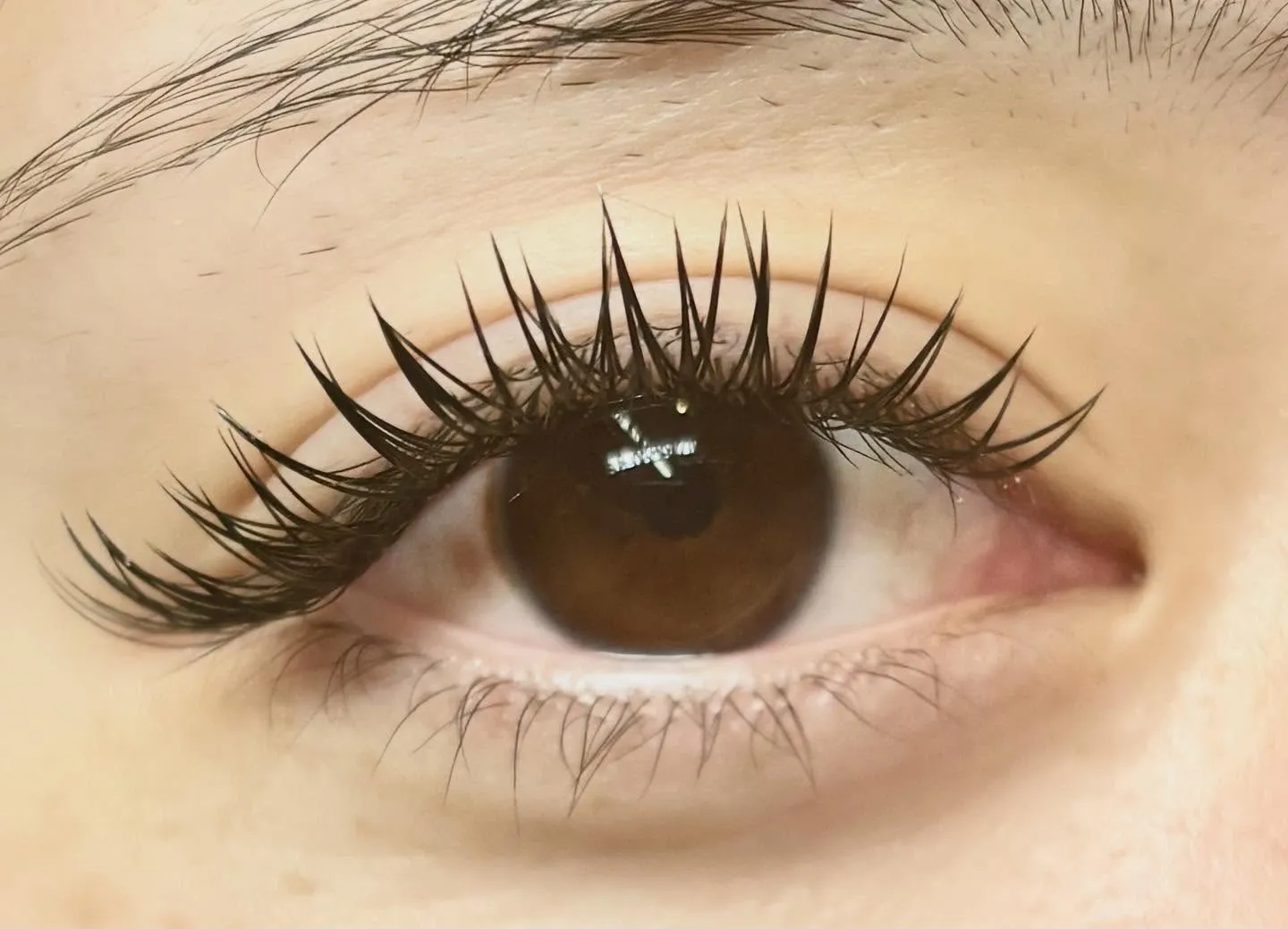 ダブルラッシュにコーティング剤を塗るだけで